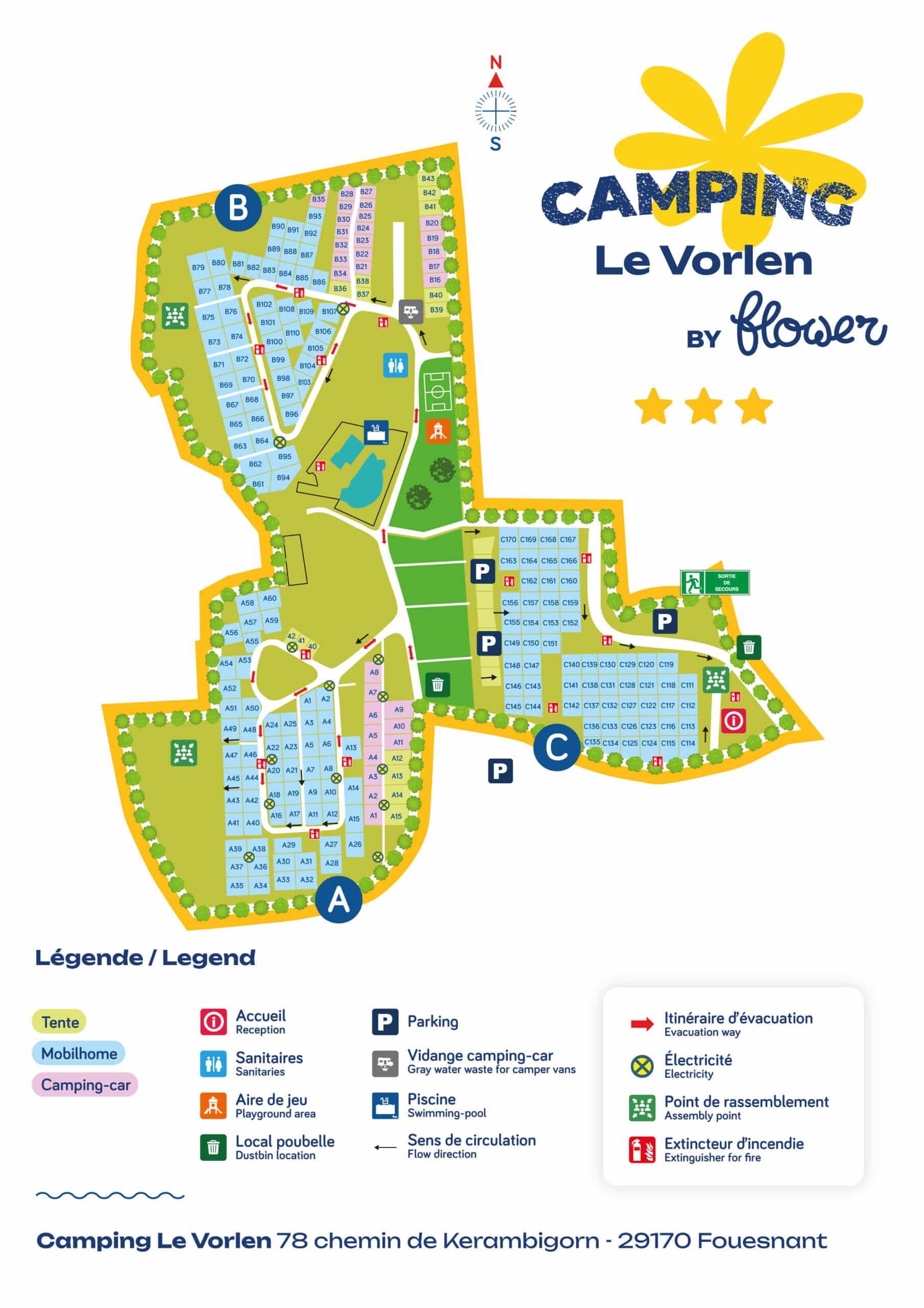 Camping Fouesnant Camping Le Vorlen Dans Le Finist re Sud