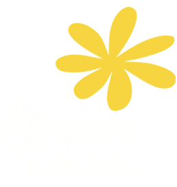 logo flower camping